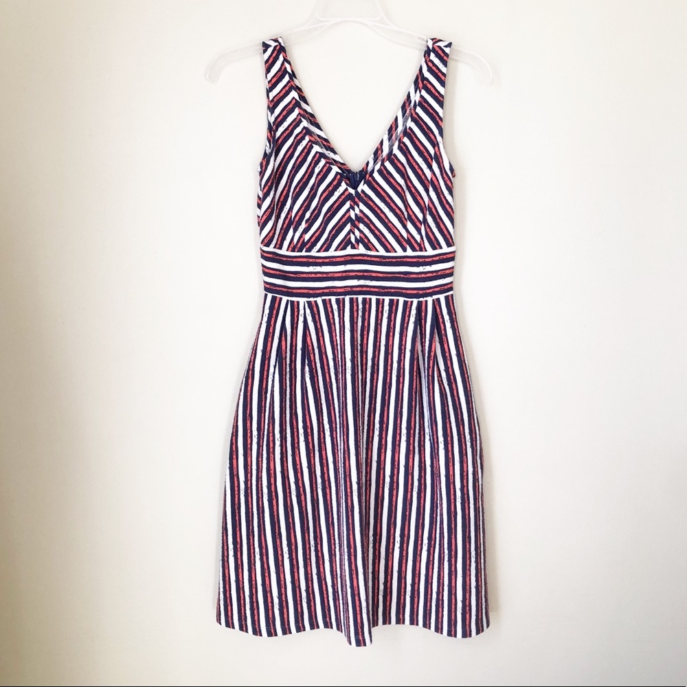Madison Jules | Striped Sleeveless Dress